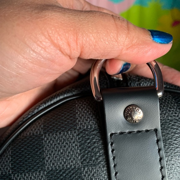 Authentic Louis Vuitton Keepall 55 Bando Damier Graphite - Picture 13 of 16